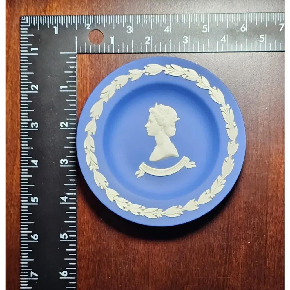 Vintage Small English Blue Plate - SILVER JUBILEE
